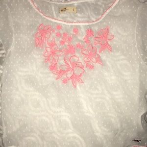 Cute translucent top!